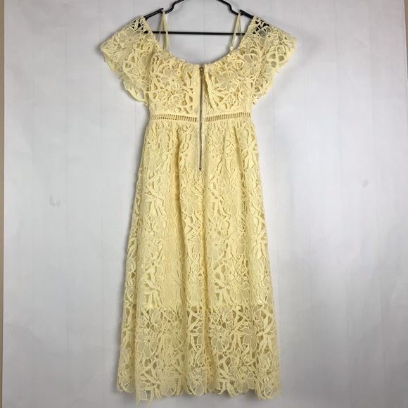 ASTR THE LABEL Lace Off The Shoulder Midi Dress - Picture 6 of 10